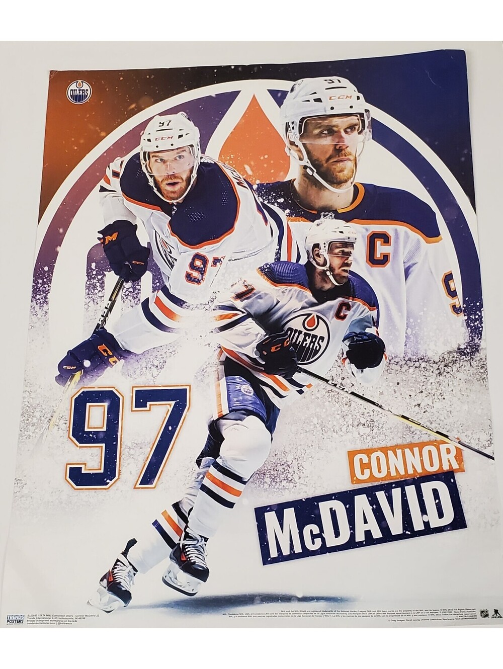 Connor McDavid Edmonton Oilers Hockey Poster #97 - GC 18"x24"